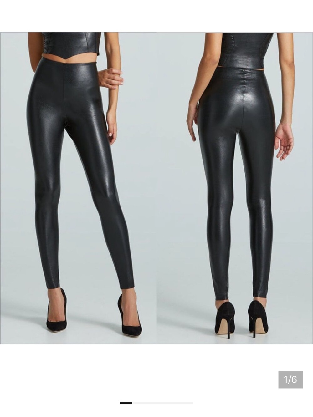 Commando Small Faux Leather Leggings